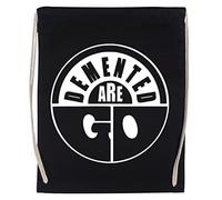 Wigoro Demented Are Go Palestra Palestra Viaggio Borsa con coulisse Nero Gym Travel Bag