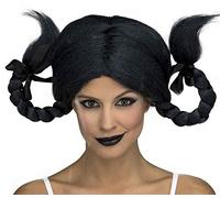 Wigs My Other Me Wednesday Addams Family Costume Accs NUOVO