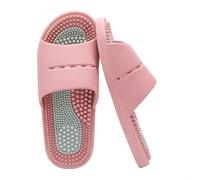 WIGSELBL Pantofole massaggianti per agopressione, massaggianti per piedi, sandali riflessologici, regalo per donne, sandali da doccia (rosa, EUR36-37)