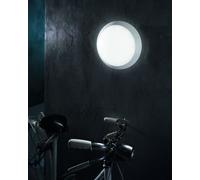 Wigton IP65 plafoniera sensore presenza rotonda policarbonato bianco E27 [EEK: A]