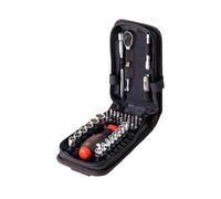 Wiha 0.6cm Presa e un Po' Set 40 Pezzi 6 Punto con Custodia E Clip da Cintura