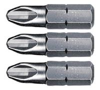 Wiha 07856 Inserto a Croce PH 2 Acciaio al cromo vanadio temperato C 6.3 3 pz.