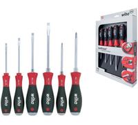 WIHA 21250 Softfinish a Taglio/Philips Cacciavite Set 6 Pezzi Solido Acciaio
