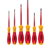Wiha 3201K6 35389 Softfinish Elettrico Slimfix Fessura/Ph Set Cacciaviti - 6pc