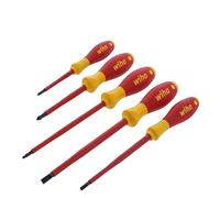 Wiha 32059 - Set di 5 cacciaviti isolati SoftFinish a taglio/Phillips