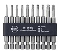 Wiha 32804 Kit inserti 10 parti TORX interno Testa tonda