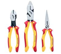 Wiha 32968 - Set di 3 pinze e taglierine isolate industriali