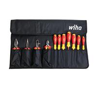 Wiha 32986 Insulated Industrial pinze/Driver Situato in Roll Out Pouch, 11 pezzi