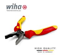 Wiha 33186 Pinze Combinazione Elettricista DynamicJoint OptiGrip 180mm