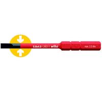 WIHA - 34579 - Softfinish VDE Slimbit Cacciavite a Taglio 3.0 X 75mm 1000v AC