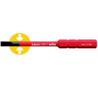 WIHA - 34582 - Softfinish VDE Slimbit Cacciavite a Taglio 6.5 X 75mm 1000v AC
