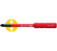WIHA - 34585 - Softfinish VDE Slimbit Pozi Cacciavite Pz1 X 75mm 1000v AC