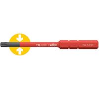 WIHA - 35509 - Softfinish VDE Slimbit Cacciavite Torx T20 X 75mm 1000v AC