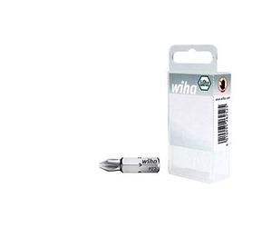 WIHA 36282 - Juego de 20 x PZ2 bits Standard de 25 mm 7012-92203 PZ2 Cod. 701292203