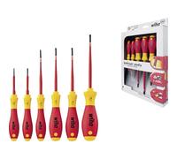 WIHA 36558 - Schraubendreher Set SoftFinish® electric slimFix , TX, 6-teilig