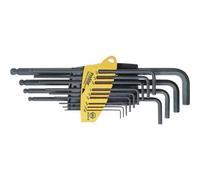 Wiha Set di chiavi maschio su supporto ProStar con testa sferoidale ed esagonale 13pz. esecuzione ossidata nera, in pollici Quantità:1