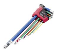 Wiha Set di chiavi maschio con supporto ErgoStar testa sferoidale ed esagonale 9pz. colori brillanti Quantità:1