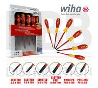 Wiha 38362 Philips a Taglio Pozidrive 6pc Set Cacciaviti 1000v VDE Elettrico
