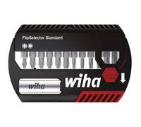 Wiha 39041 - Juego de bits FlipSelector Standard de 25 mm 7947-905 FlipSelector Cod. 7947905 (Envase de 10 Ud), Nero