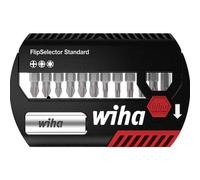 Wiha 39060 FlipSelector Kit inserti 13 parti Croce Phillips, Croce Pozidriv, T