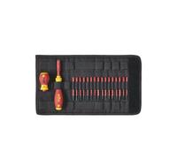 WIHA 41231 - Set di punte slimVario, 18 pezzi misti, Stubby, cacciavite