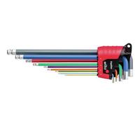 Wiha Set di chiavi maschio con supporto ErgoStar testa sferoidale ed esagonale 9pz. colori brillanti Quantità:1