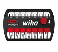 Wiha 42117 WHA Kit inserti 7 parti Croce Phillips, Croce Pozidriv, TORX intern