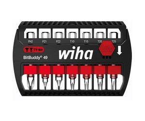 Wiha 42117 WHA Kit inserti 7 parti Croce Phillips, Croce Pozidriv, TORX intern