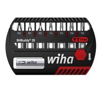 WIHA 42138 - Kit di inserti BitBuddy, 8 pezzi, misto, 29 mm, inserti TY