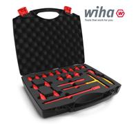 Wiha 43023 Set Cricchetto Elettricista 3/8" 21 Pezzi VDE