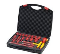 Wiha 43024 Ratschenschlüssel Set isoliert 1/2" 21-pezzi