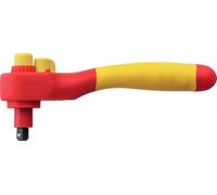 Wiha Chiave a cricchetto isolata per bussole 1/4" reversibile (43054) Quantità:1