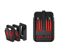 Wiha - 43160 Slot elettrico, Phillips, Pozidriv 6 pz. Nella scatola slimBit Bit Set rosso