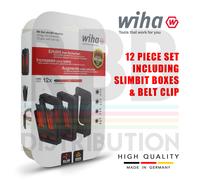 Wiha 43161 SlimBits TorxPlus Cacciavite Torx Set Misto 12 Pezzi VDE Elettricista