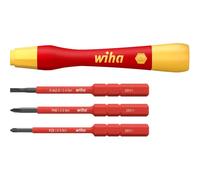 Wiha 43167 PicoFinish slimVario - Handhalter mit Bitset VDE Kit cacciaviti 4 p