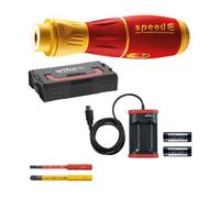 WIHA 44318 - Cacciavite a batteria, speedE® II, set da 7 pezzi