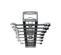 Wiha 4616738 Set di Chiavi Combinate a Cricchetto, 8 Pezzi, 303-96