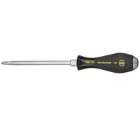 Wiha 53425 Phillips Screwdriver, Heavy Duty with MicroFinish Handle and Steel Striking Cap, 3 x 150mm by Wiha
