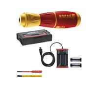 Wiha Destornillador eléctrico speedE® II electric surtido de 7 uds., con slimBits, baterías y cargador USB en L-Boxx Mini (44318)