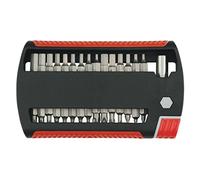 Wiha 79495 31-piece Xlselector bit set con intaglio Phillips Torx esagonale punte