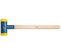 Wiha 800 Blu Giallo 4,55 kg Dead-blow sledge hammer with hickory handle 02101