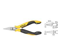 Wiha Alicates planos Professional ESD con mordazas planas cortas 120 mm (27441)