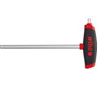 Wiha - Chiave a brugola con lama 8 mm, lunghezza 200 mm, 6 KT, diametro sferico + apertura laterale