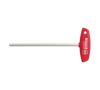 Wiha Chiave maschio con impugnatura a croce testa esagonale a sfera nichelata lucida 5 x 150mm Quantità:1