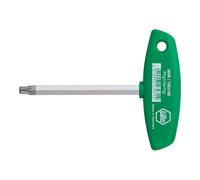 Wiha Chiave maschio con impugnatura a croce TORX® MagicSpring® cromata opaca T9 x 100mm Quantità:1