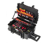 Wiha Competence XXL II Set utensili per elettricisti 116 pezzi con trolley (rosso/giallo)
