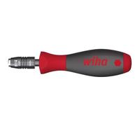 Wiha 40331 Cacciavite con portabit SoftFinish CentroFix bloccabile meccanicamente 1/4" () 149 mm