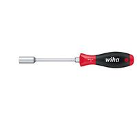 Wiha Destornillador SoftFinish® con llave de vaso hexagonal con varilla redonda y prolongación hexagonal 11.1 mm x 7/16" x 125 mm (02840)