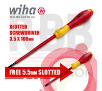 Wiha Elettricisti a Incastro Cacciaviti 2.5 3 3.5 4mm VDE 1000v + Foc 5.5