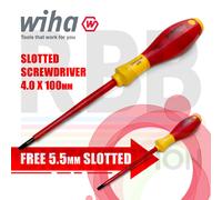 Wiha Elettricisti a Incastro Cacciaviti 2.5 3 3.5 4mm VDE 1000v + Foc 5.5